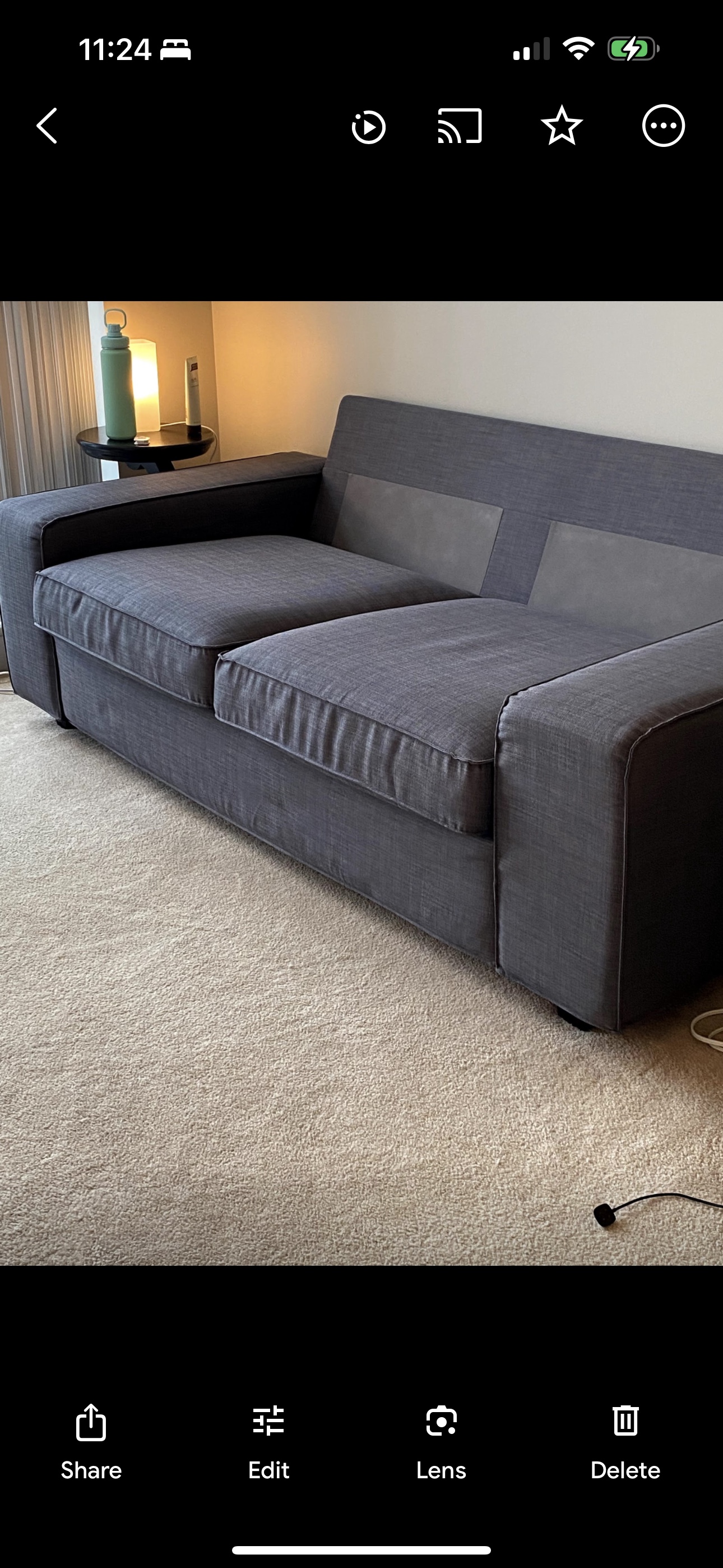 🔥moving: IKEA kivik loveseat/ sofa $150 pick up only - photo 2
