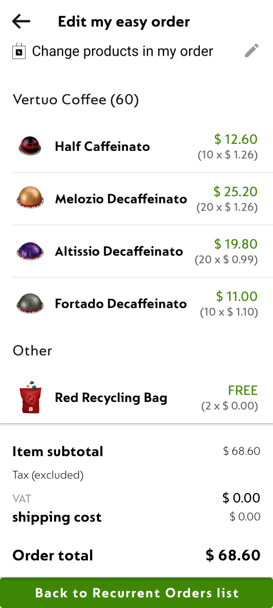 Nespresso coffee pods vertuo thumbnail