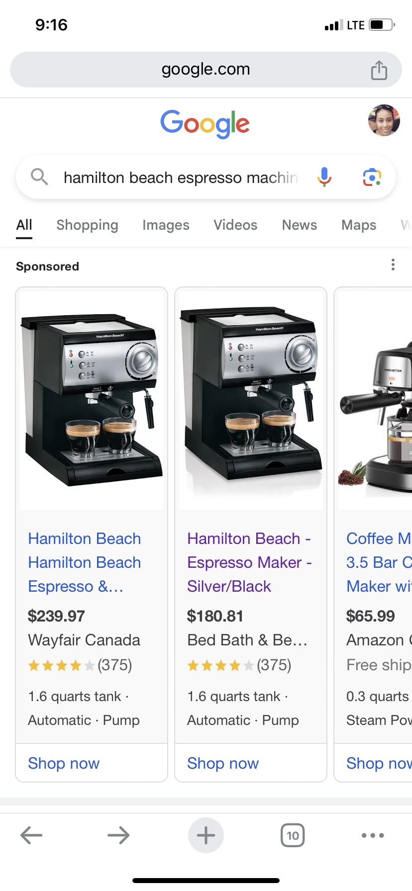 Espresso Machine, Brand New
