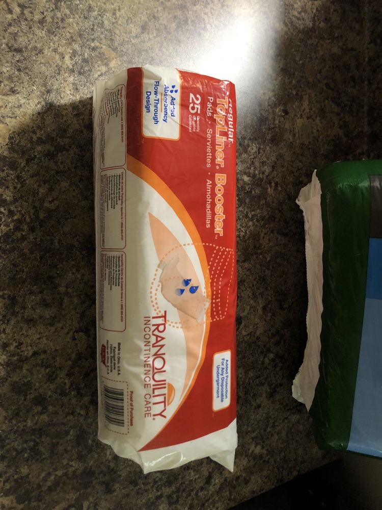 #freecycle adult diapers L size and pads image indicator(2)