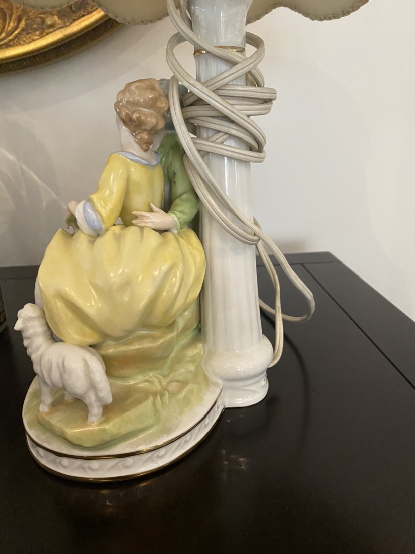 Vintage Porcelain Lamp image indicator(4)