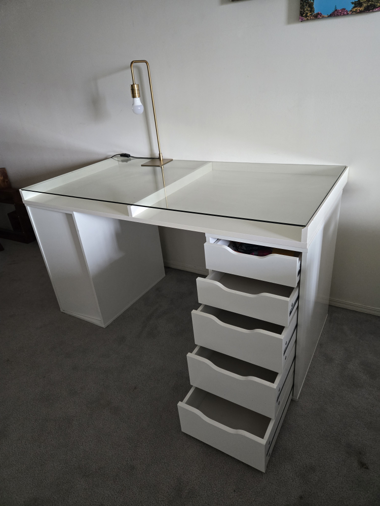 Ikea white desk