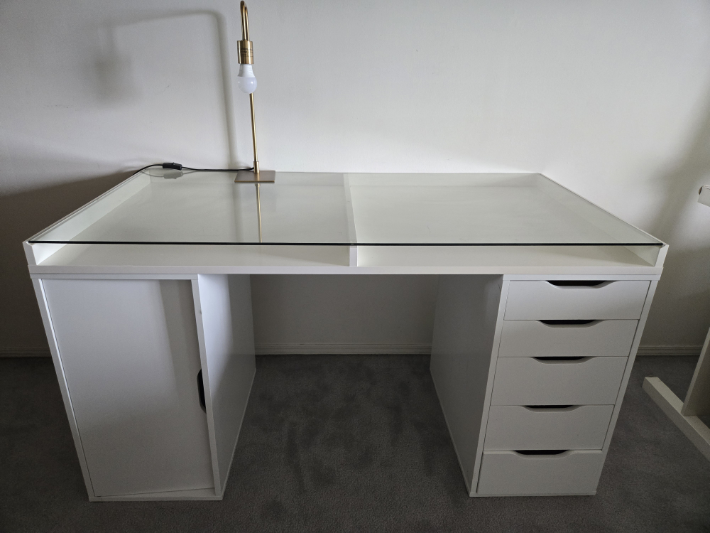 Ikea white desk - photo 3