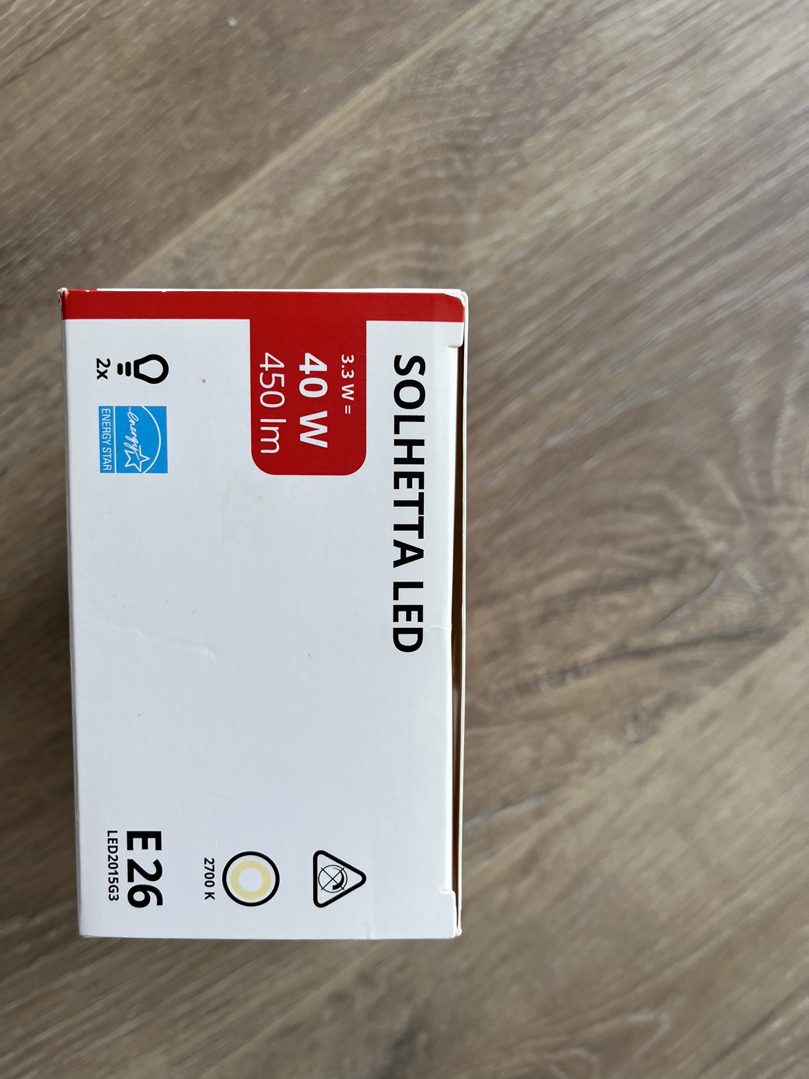 New Ikea Solhetta Led Bulbs E26 in box - photo 2