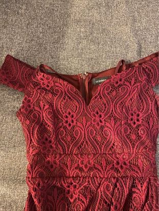 Burgundy Le Chateau Dress - photo 5