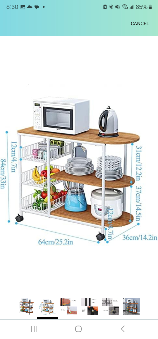 3 tire kitchen Bakers table - photo 2