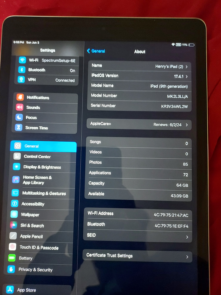 IPad 9th Generation 64 GB WiFi only - photo 2