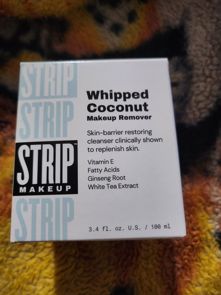 Strip makeup whipped coconut makeup remover