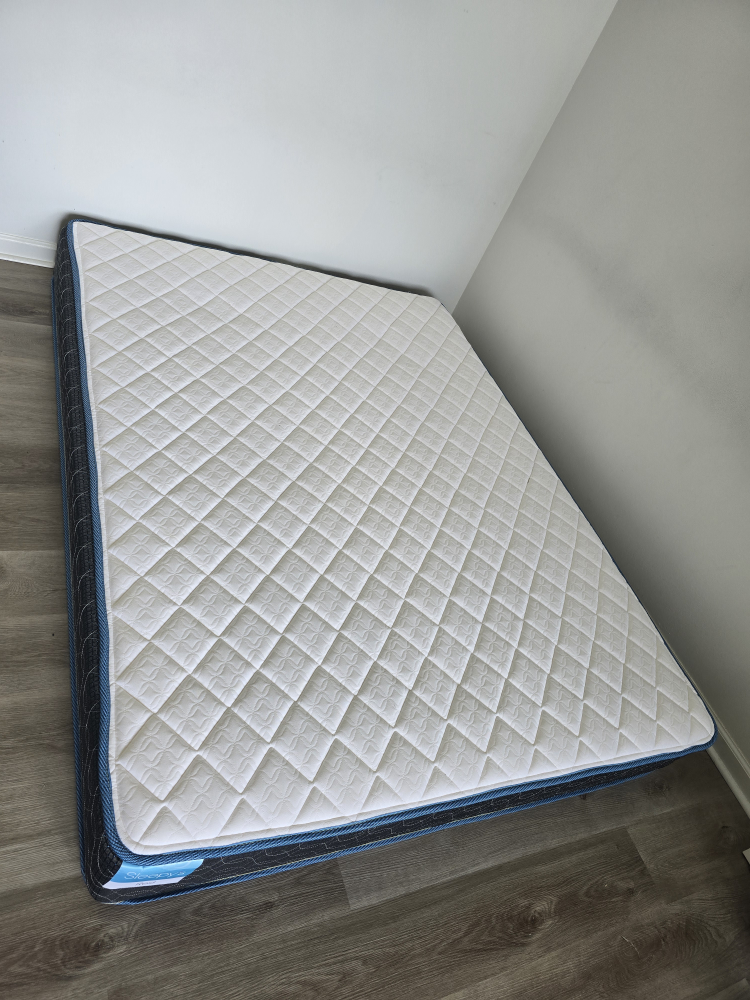 Complete bed! Ikea frame "Brimnes" and queen mattress image indicator(4)