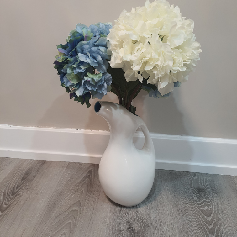 pocerin  flower  vase and  artificial flowers - photo 2