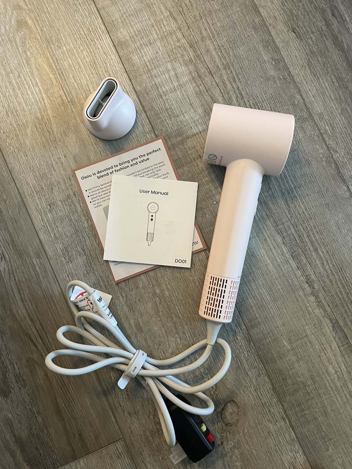 Osou pink hair dryer - photo 2