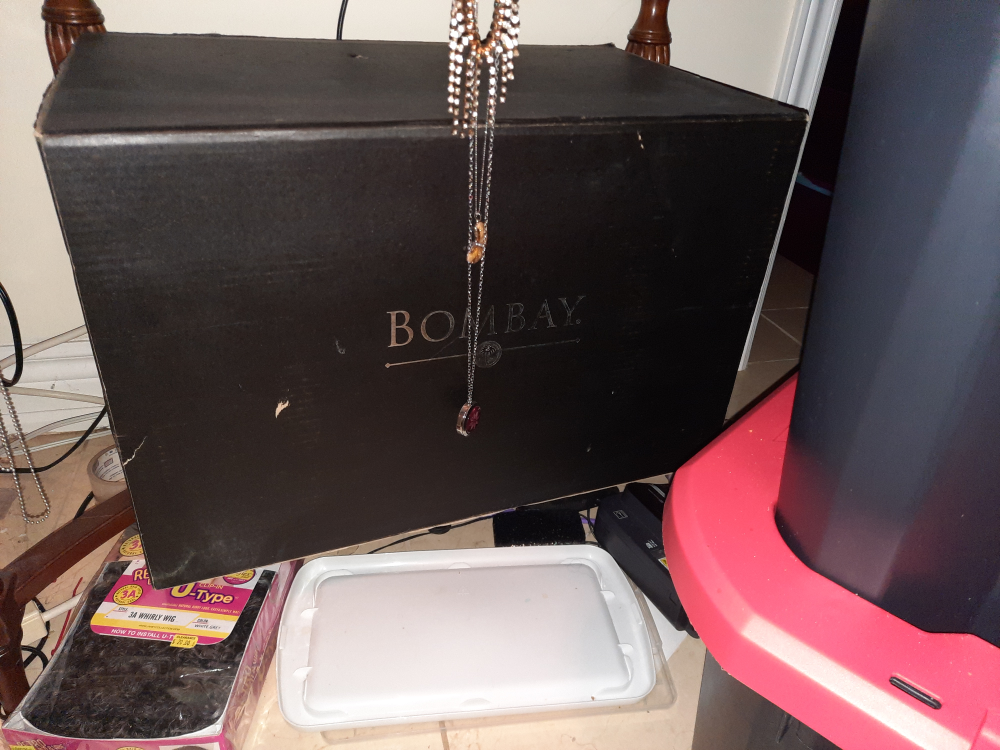 Huge NIB AUTHENTIC BOMBAY JEWELRY CHEST thumbnail