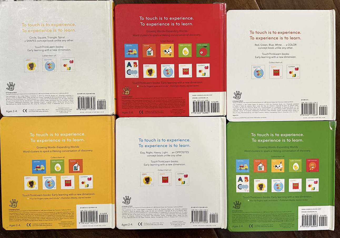 Lot of 6 Xavier Deneux toddler’s board books image indicator(2)