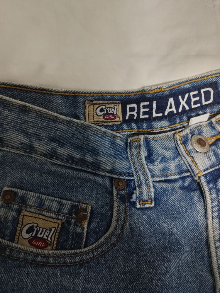 Y2K vintage Cruel girl denim high top jeans. - photo 4