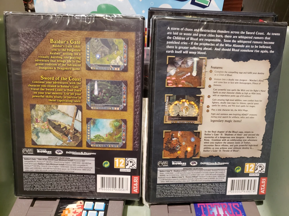 Buldur's Gate 1 & 2 PC DVDs *New Sealed* image indicator(2)