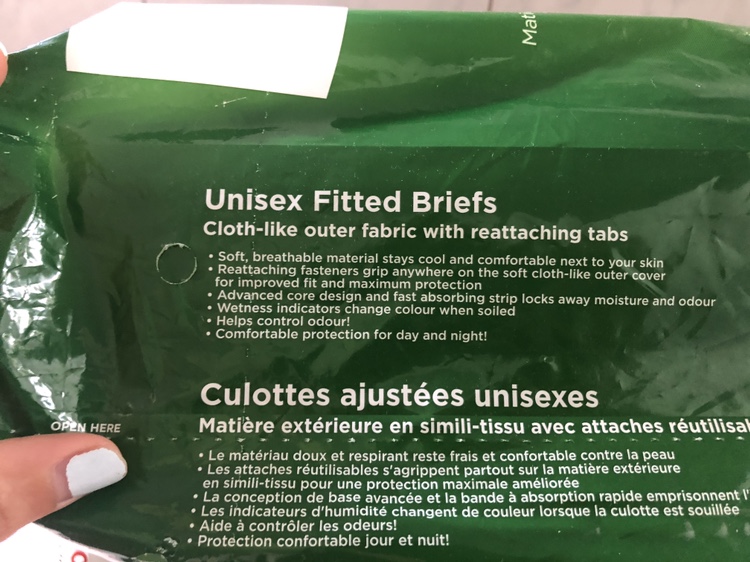 #freecycle adult diapers L size and pads image indicator(10)