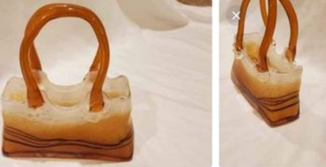 Glass Purses, Coin purse, Basket, Vases, Each Sold - photo 4