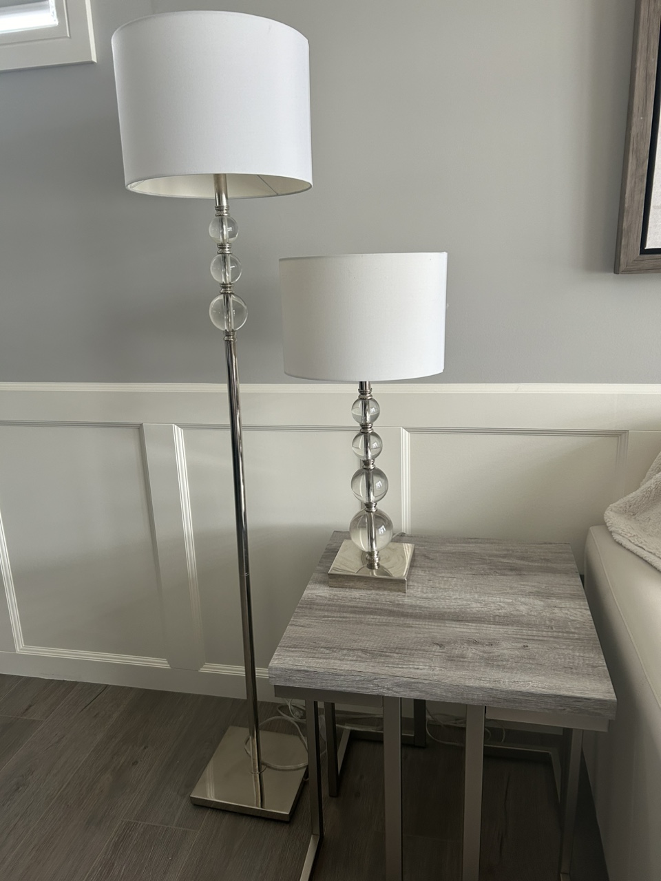 Table and floor lamps - photo 2