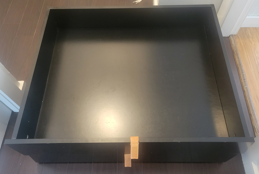 IKEA under bed drawers black - photo 3