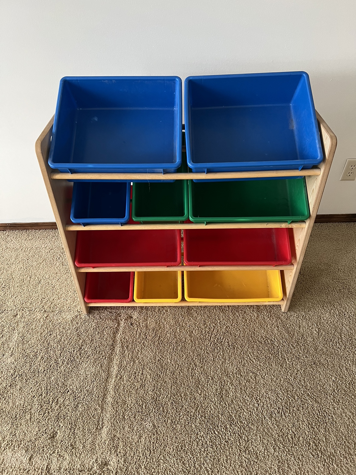 Wooden stand with holding containers thumbnail