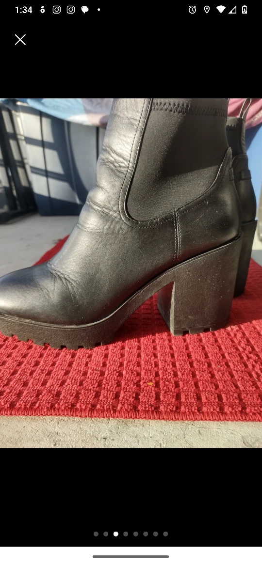 🌺 Aldo Leather Boots image indicator(3)