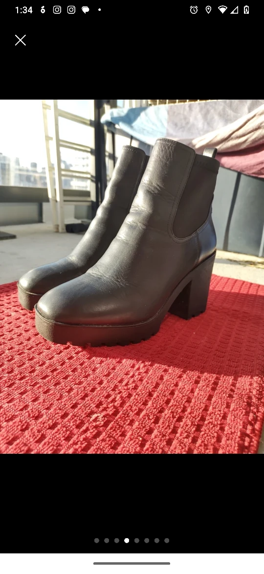 🌺 Aldo Leather Boots image indicator(4)