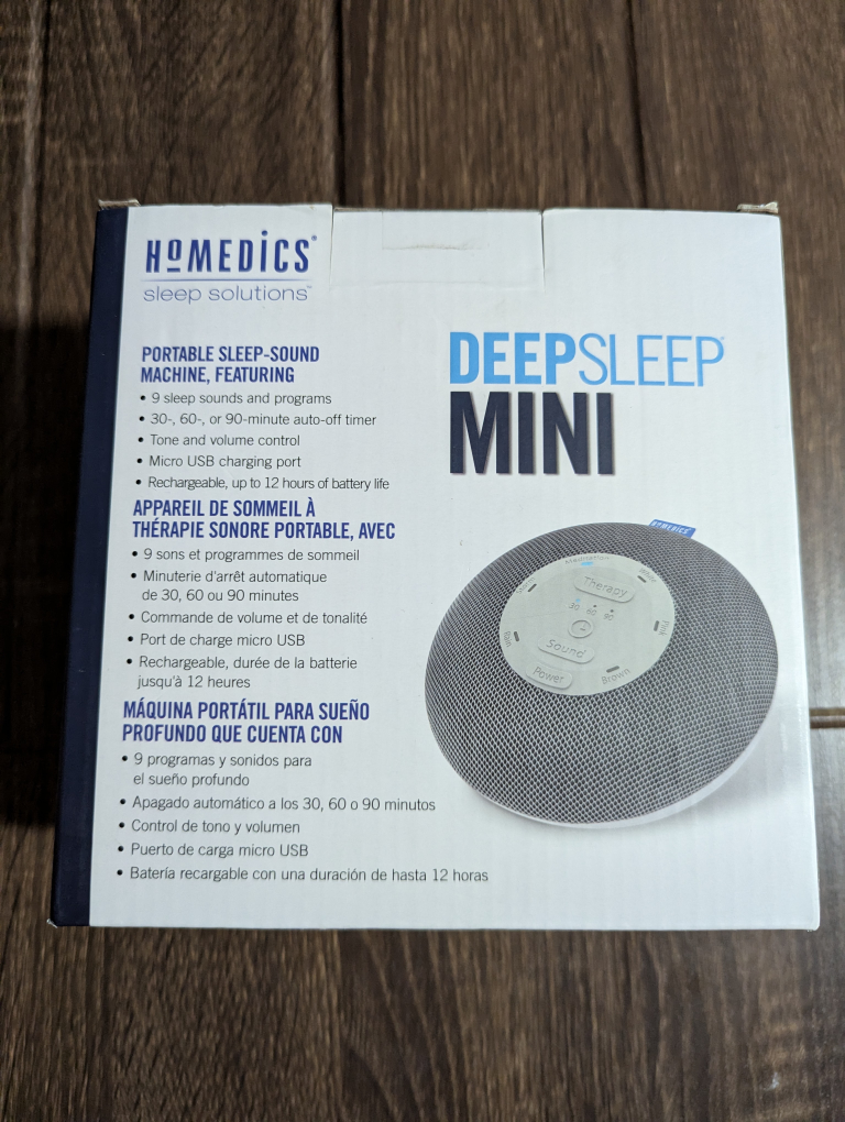 HoMedics Deep Sleep Mini (Portable White Noise Machine) - photo 2