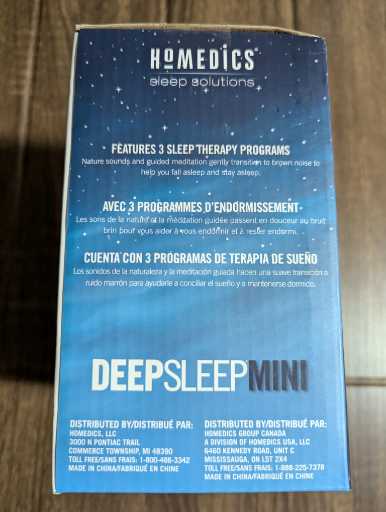HoMedics Deep Sleep Mini (Portable White Noise Machine) - photo 5