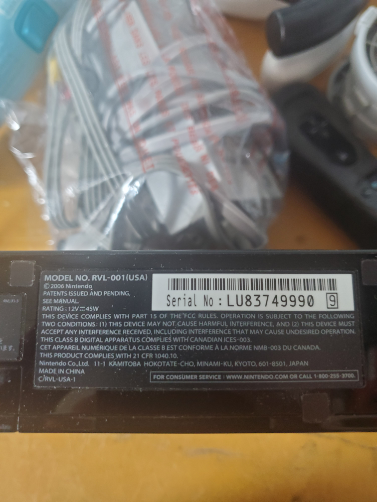 Nintendo Wii Controllers Cables Nunchuk Video Game System image indicator(3)