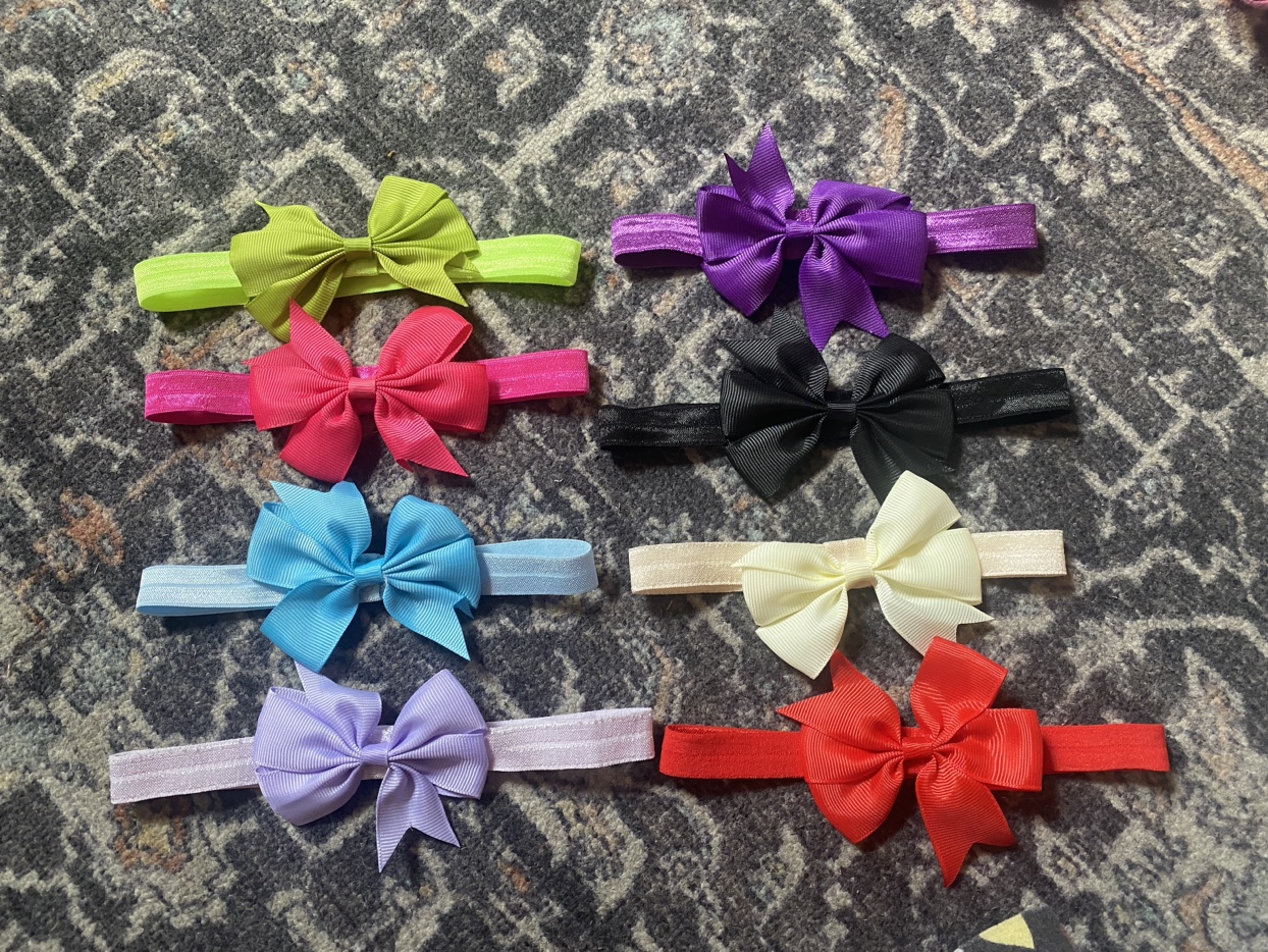 25pcs baby girl bows 🧡 image indicator(4)
