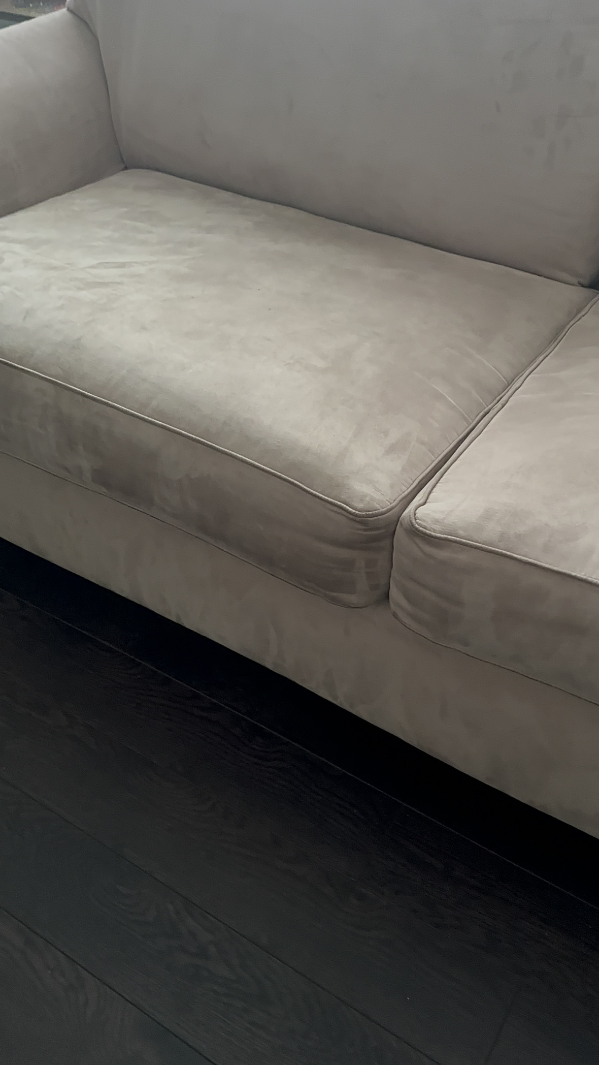 Beautiful Suede 3 seater sofa