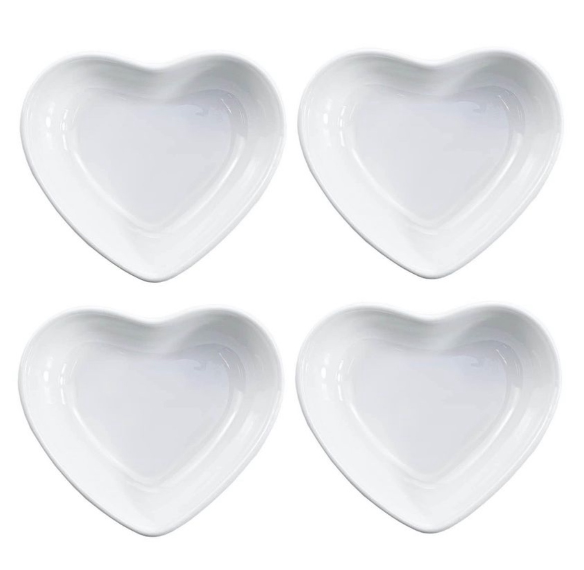 Heart shape bowls