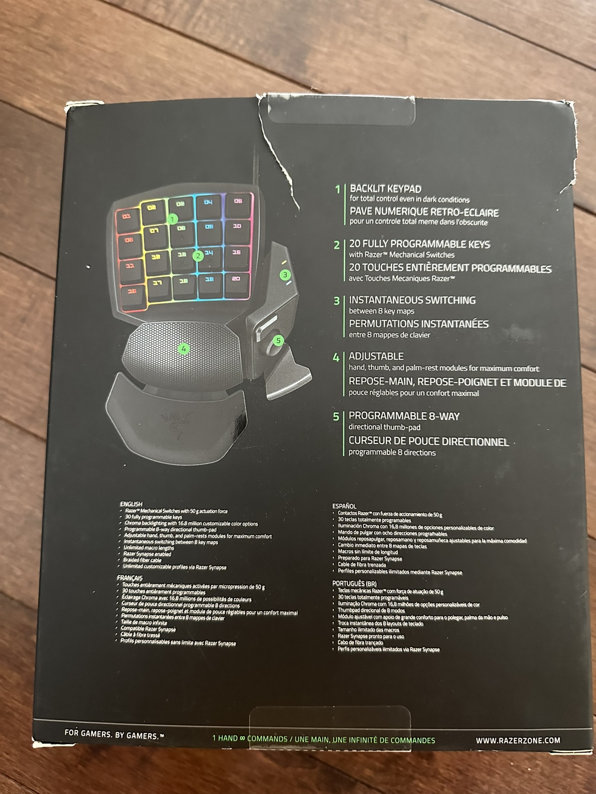 Razer Orbweaver Chroma image indicator(3)