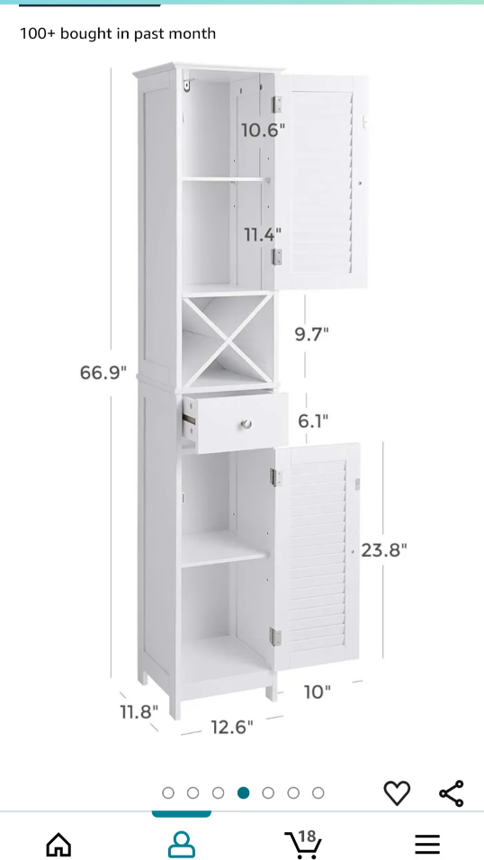 bathroom vanity/ storage cabinet thumbnail