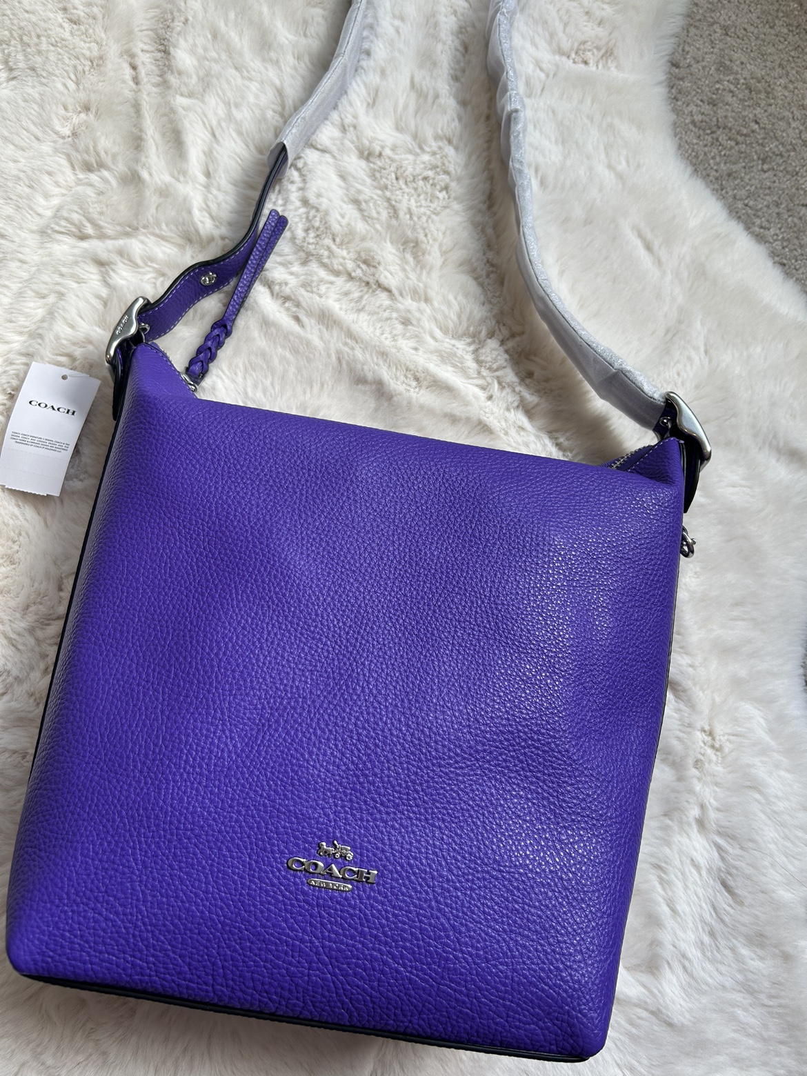 Coach val duffle leather bag image indicator(4)