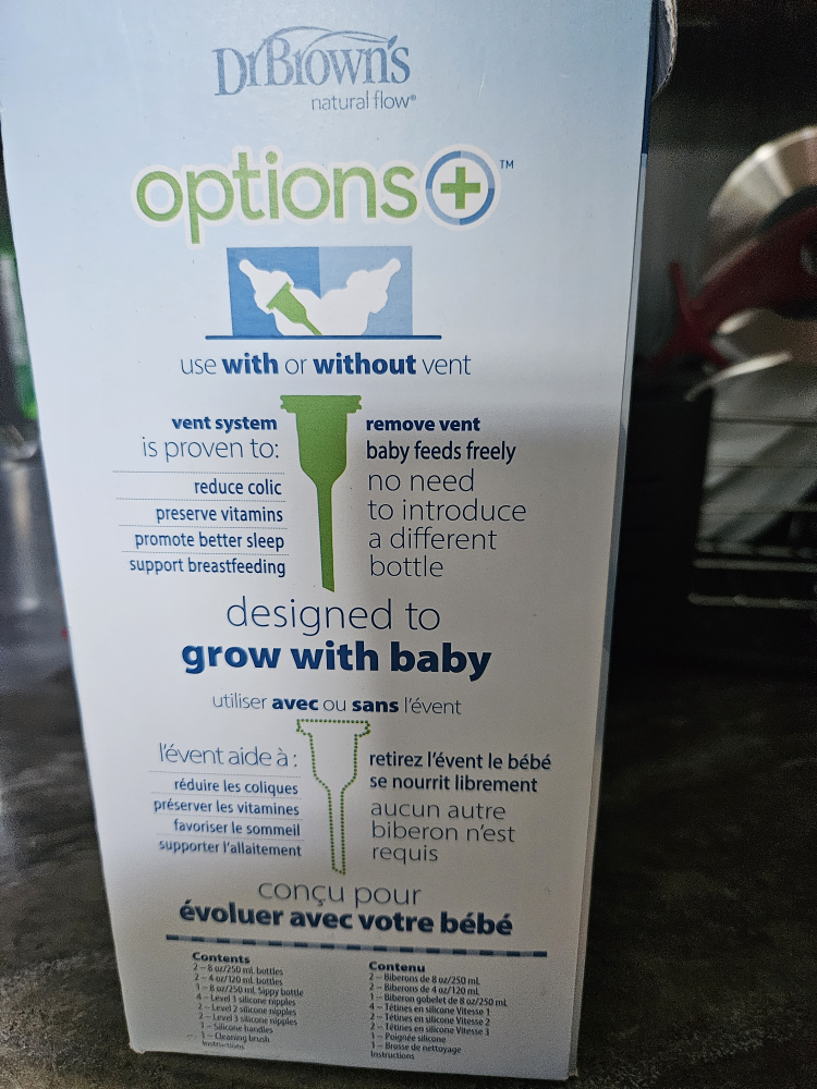Brand New Dr. Brown's bottle set- All levels plus sippy cup. - photo 3