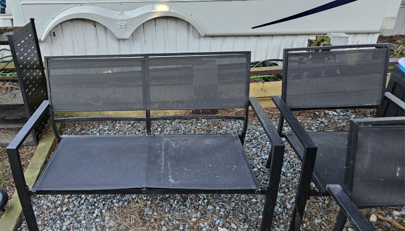 3 piece patio set.