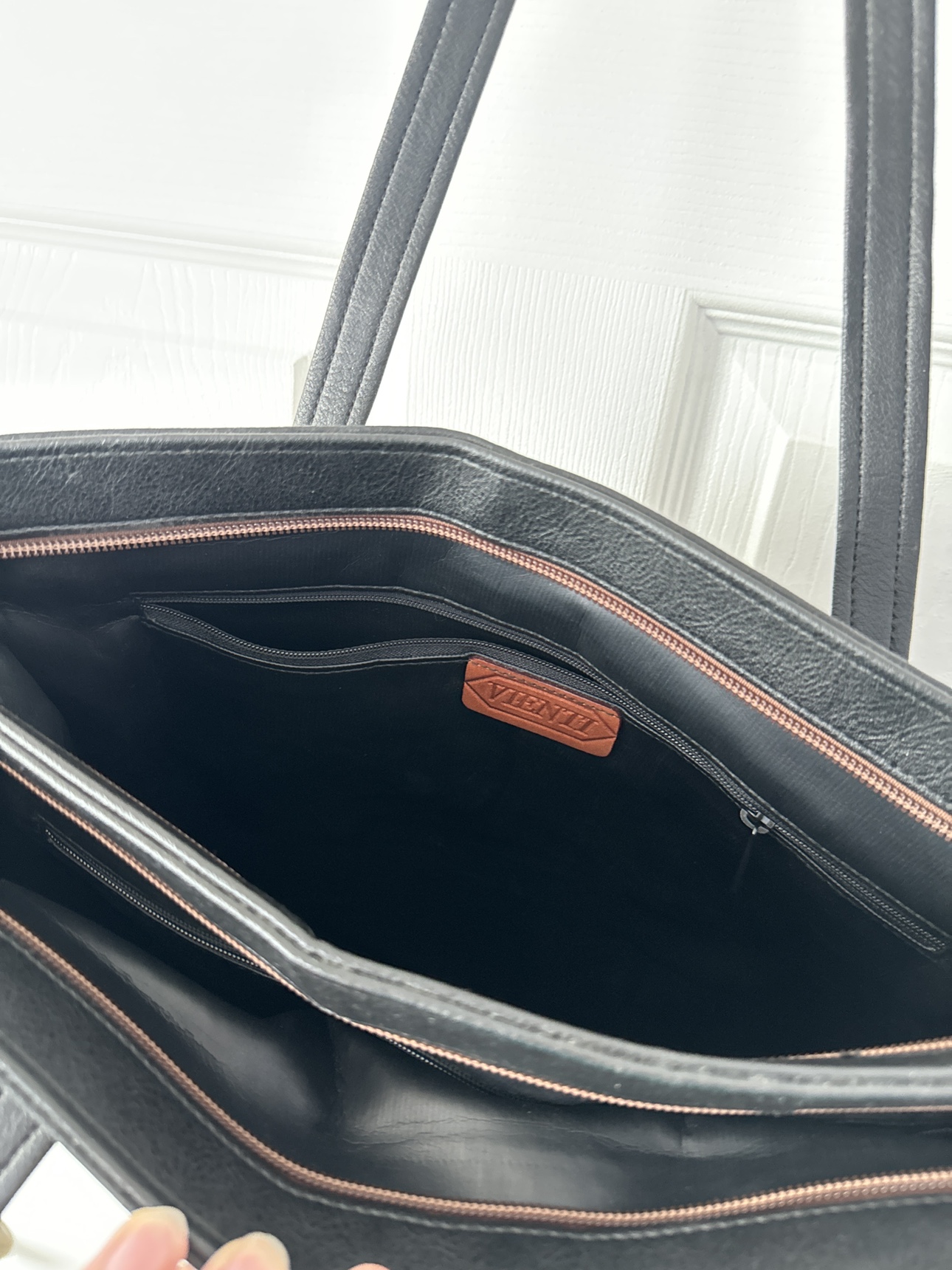 VIENTI leather tote bag image indicator(3)