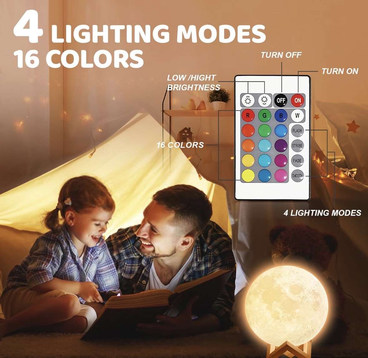 Rechargeable moon lamp - photo 2
