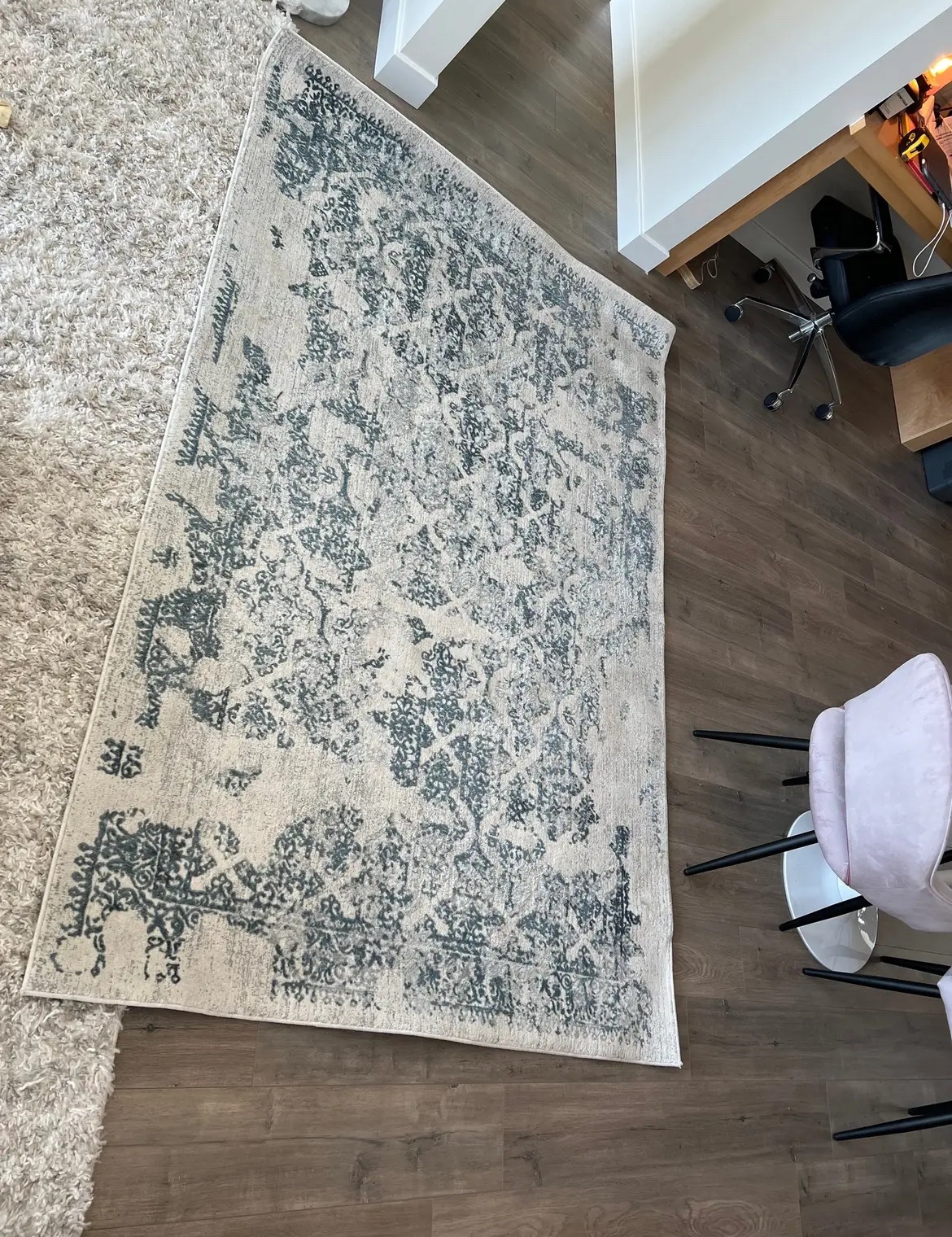 Blue & Cream Rug