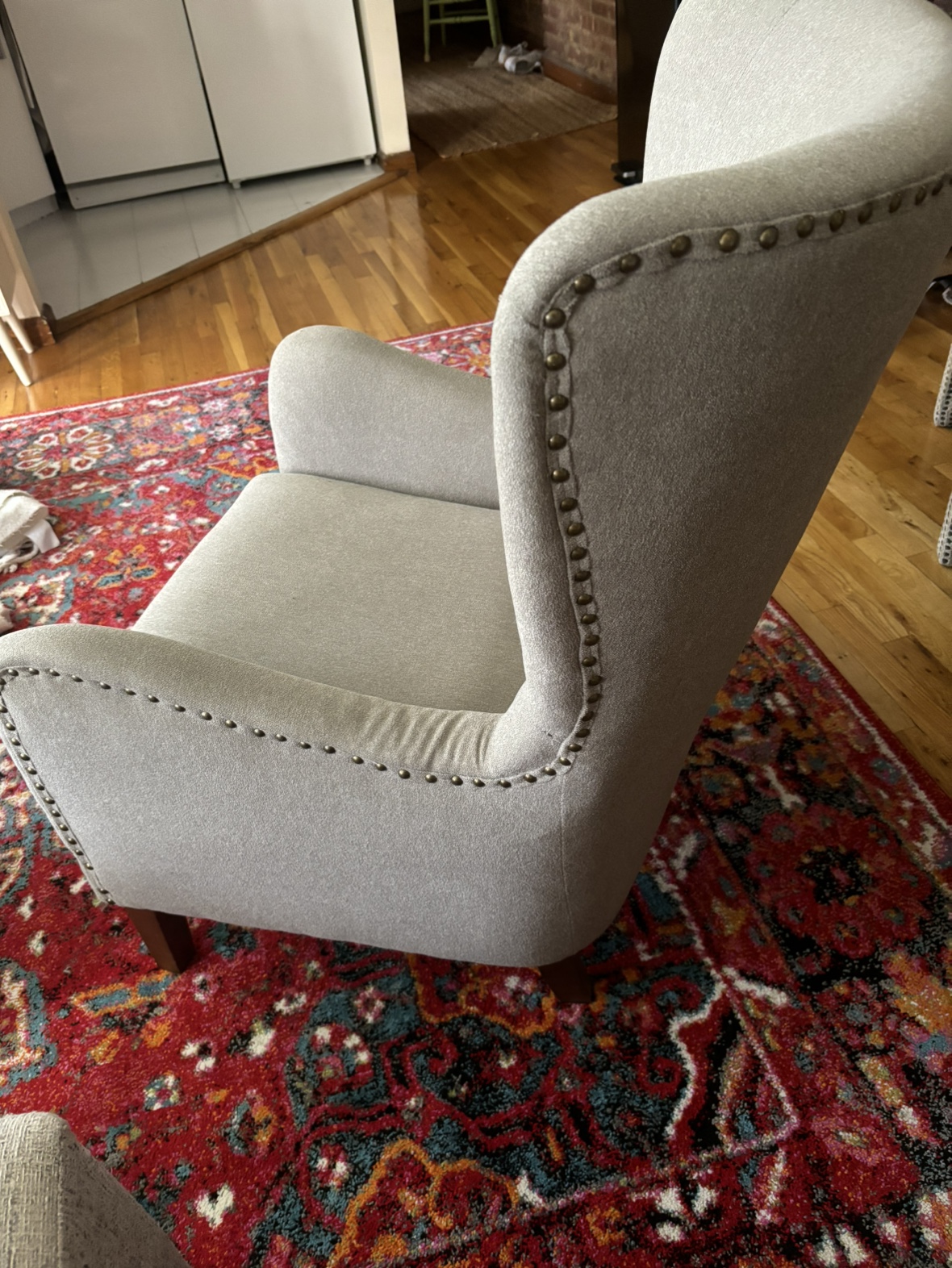 Wingback gray chair - photo 3