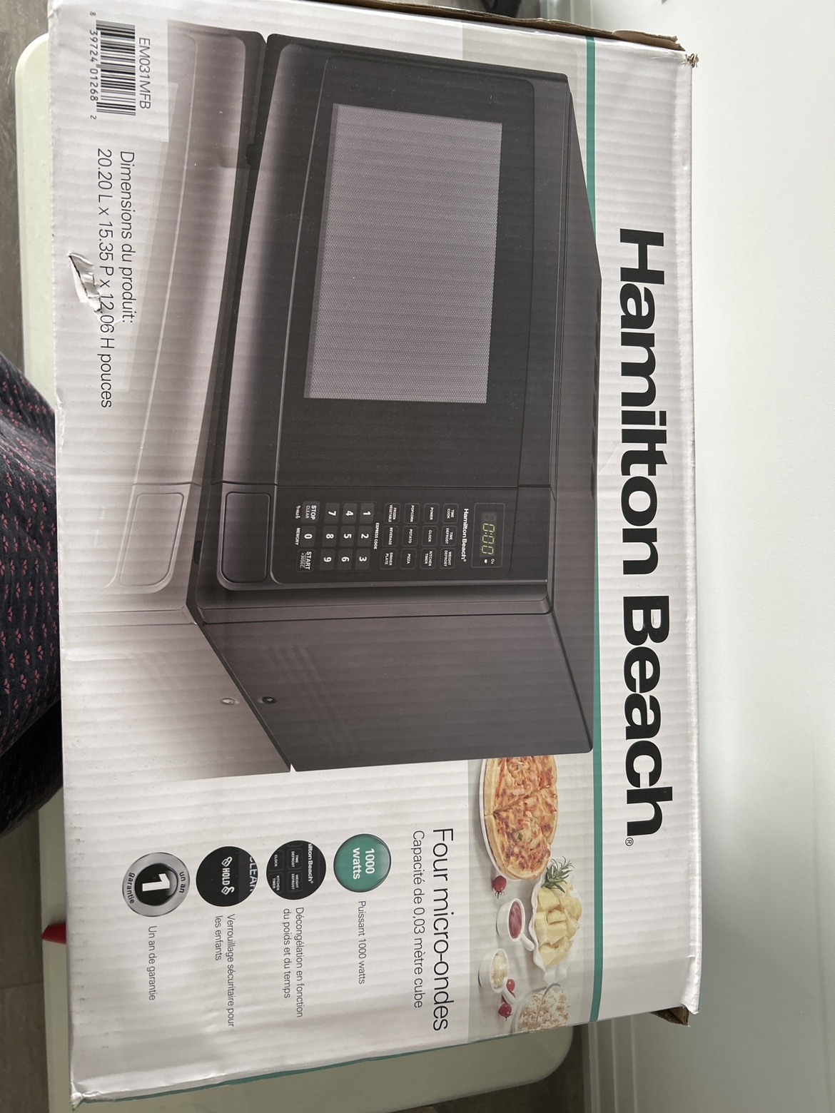 Hamilton Beach Microwave 1.1 cu.ft capacity - photo 3