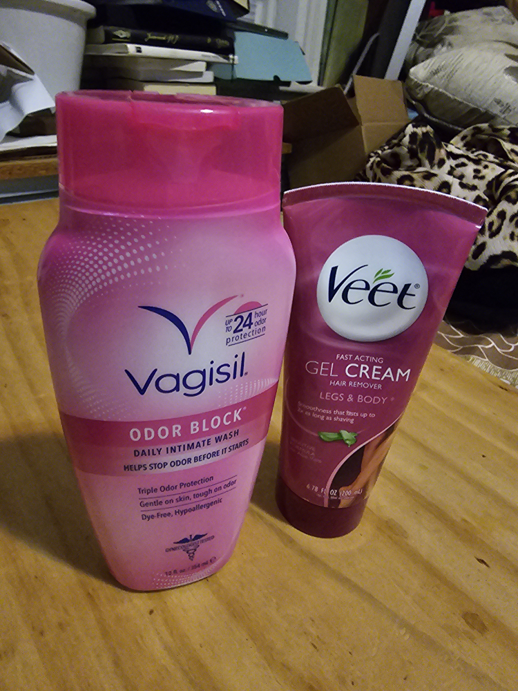 A Set of Body Care Products: Hair Remover & Odor Block