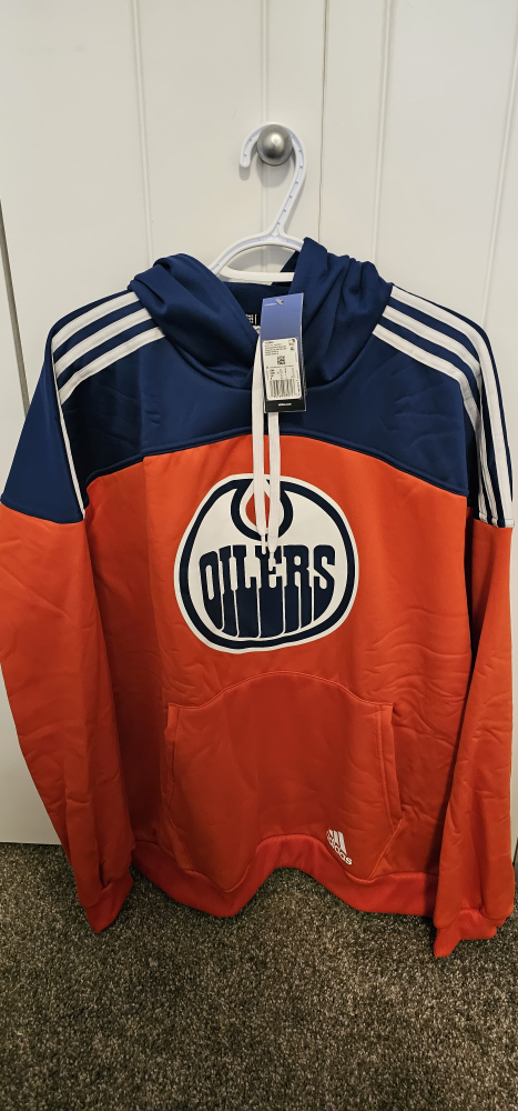 Perfect Father's Day Gift - Brand New Adidas Oilers XL Hoodie thumbnail