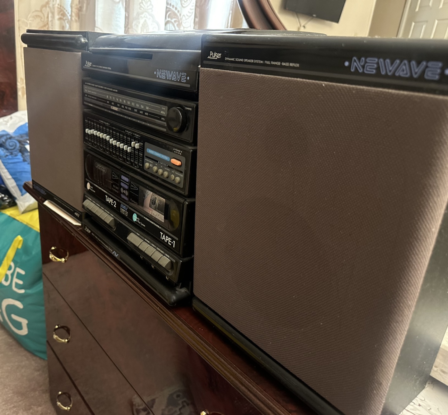 Pulser newwave vintage antique cassette turntable - photo 3