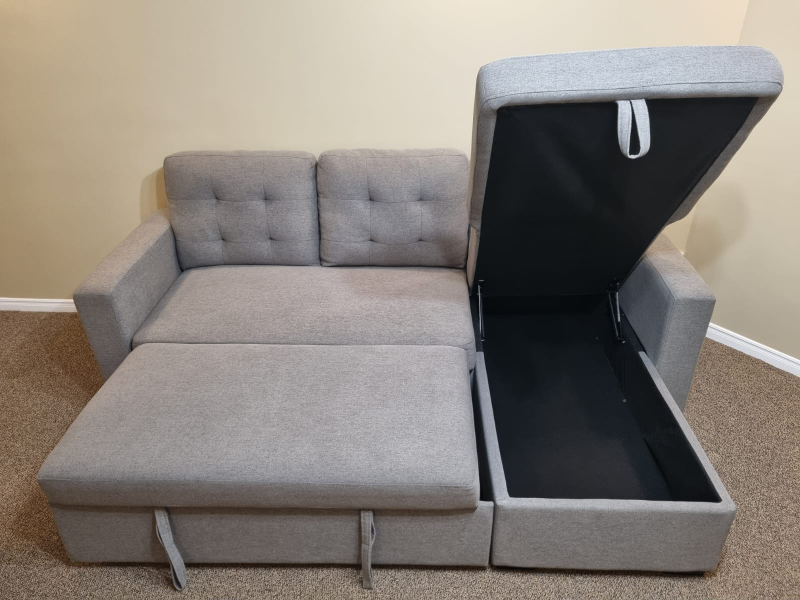 SOFA BED- Dustin Reversible Pop-Up, grey - photo 5
