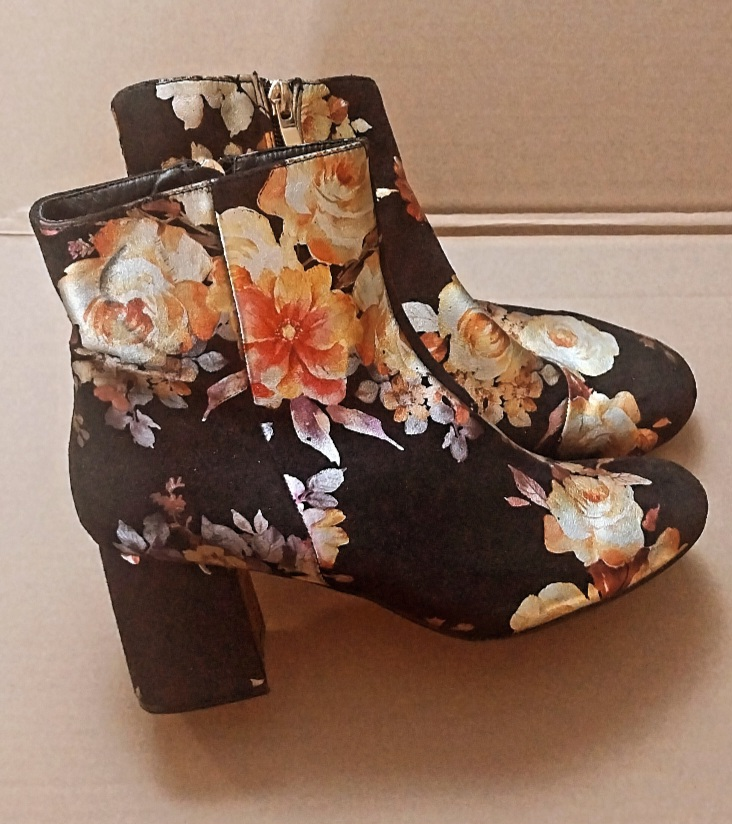 Ladies floral booties image indicator(2)