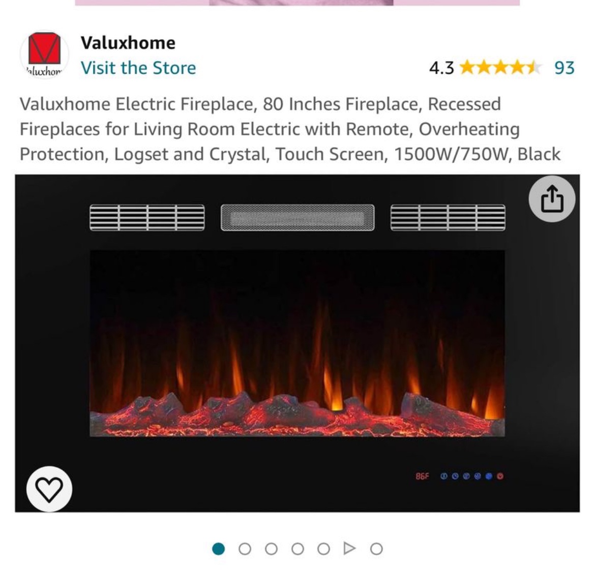 Electric Fireplace