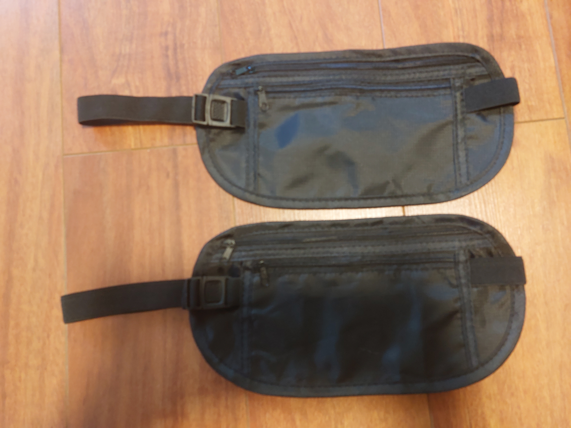 Invisible waist/ fanny bag for travel