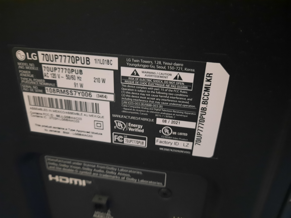LG 70 inch 4k smart tv - photo 4
